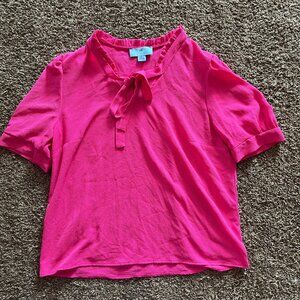 CeCe Pink Blouse